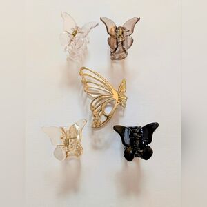 Elegant Butterfly Claw Clips